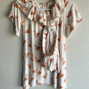 Kate Quinn goose dress with bloomer. 18-24 months